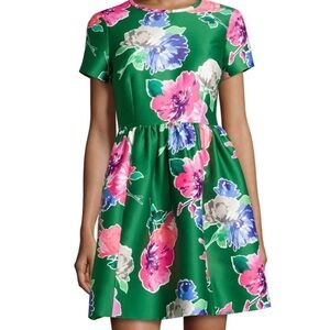 Kate Spade Green Floral Dress